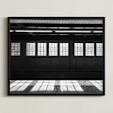 "Light at the end of tunnel #1" - Art Print in nor black by Van Tsao - Framed