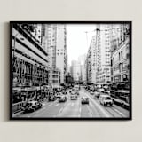 "Concrete" - Art Print in Black by John Paul - Framed