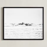 "east coast surf" - Art Print in Fresh White by Kaitie Bryant - Framed
