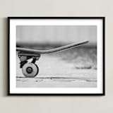 "Interval" - Art Print in black & white by Eliane Lamb - Framed