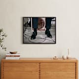 "Mr. Moonlight" - Art Print in Inky Moonlight by Violet Lewis - In a Room