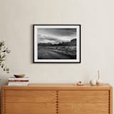 "buttes & mesas I" - Art Print in Desert Grey by Eric Clegg - In a Room