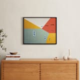 "Sodapop Block" - Art Print in sodapop by Kimberly Young - In a Room