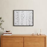 "Birch Story" - Art Print in Birch Grey by jinseikou - In a Room