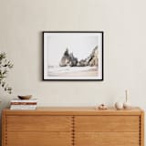 "Praia da Ursa" - Art Print in Storm Gray by Hi Uan Kang Haaga - In a Room