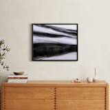 "Black Tie Silver" - Art Print in Silver Black by Teodora Guererra - In a Room