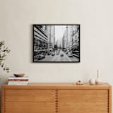 "Concrete" - Art Print in Black by John Paul - In a Room