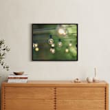 "String of Lights" - Art Print in Leaf Green by L. Daniel - In a Room