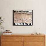 "Key Rehab" - Art Print in Oxblood by Poppy A - In a Room