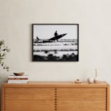 "Surf in Black and White" - Art Print in Shore by Kira Noel Oschipok - In a Room