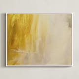 "In Gold" - Art Print in gold lavendar by Nell Waters Bernegger - Framed Canvas