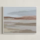 "Blushing Expanse" - Art Print in Expanse by Kati Ramer - Framed Canvas