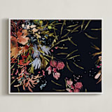 "Gardens" - Art Print in Ink by Kelly Ventura - Framed Canvas