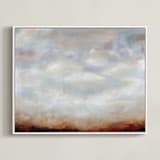 "Sienna Haze" - Art Print in Sienna by Nicole Walsh - Framed Canvas