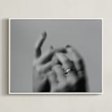 "Desire II" - Art Print in Black and white by Danielle LaRose - Framed Canvas