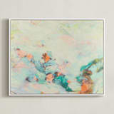 "Windswept Protea" - Art Print in Original by Rhee Lee - Framed Canvas