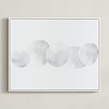 "Stepping Stones" - Art Print in Stone  by Malena Southworth - Framed Canvas