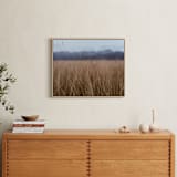 "Fields of Wheat" - Art Print in tan by Claire Duda - In a Room