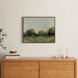 "Margins" - Art Print in Grass by Katie Mulder - In a Room
