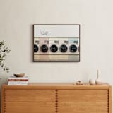 "at the laundromat" - Art Print in isabelline by Maja Cunningham - In a Room