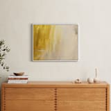 "In Gold" - Art Print in gold lavendar by Nell Waters Bernegger - In a Room