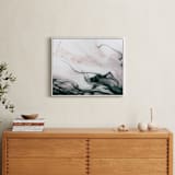 "Ethereal Flow" - Art Print in Ocean Sunset by Melanie Severin - In a Room