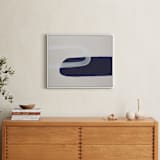 "Pods II" - Art Print in Midnight by Amy Gray - In a Room