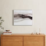 "Softly Layered" - Art Print in Matterhorn by Melanie Severin - In a Room