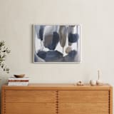 "Curve Appeal" - Art Print in bronze & blue by Michelle Lee - In a Room