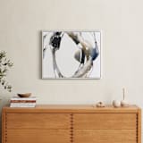 "Surrounding" - Art Print in grey wash by Michelle Lee - In a Room
