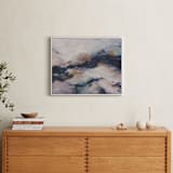 "Enough" - Art Print in Navy by Candice Buchanan - In a Room