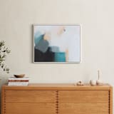 "Coast 1" - Art Print in Coastal Blue by AlisonJerry - In a Room