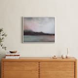 "Cascade Harbor" - Art Print in Cascade Grey by AlisonJerry - In a Room