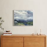 "Cloud Symphony Donegal Ireland" - Art Print in dark sea green by Eva Marion - In a Room