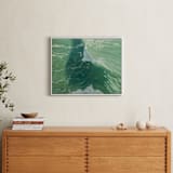 "Salinity Now" - Art Print in sea green by Denny Holland - In a Room