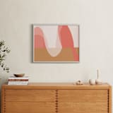 "The place between" - Art Print in Sunrise Pink by Christina Flowers - In a Room