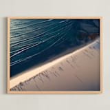 "Deep Blue Sea" - Art Print in Indigo Blue by Benno and Noosa - Framed