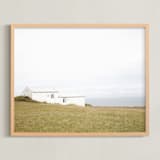 "Ocean Views" - Art Print in Meadow by Erika Pruett - Framed
