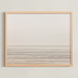 "Patagonian Winter" - Art Print in Patagonian White by Daniel Fox - Framed