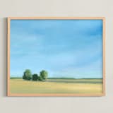 "Trees in the Distance" - Art Print in Trees in the Distance by Jen Tips - Framed