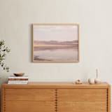 "desert lake" - Art Print in pastel by jessi gilbert - In a Room