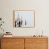 "Abstract Reeds" - Art Print in Fog by Robin Ott - In a Room