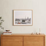 "French Dreams" - Art Print in Hazy Gray by Annie Montgomery - In a Room