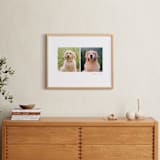 "Two Photo: Landscape Framed Photo" - Framed Photo in White by Anelle Mostert - In a Room