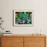 "Paradise" - Art Print in Emerald Green by FERNANDA MARTINEZ - In a Room