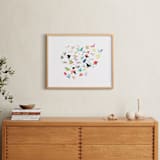 "Songbirds" - Art Print in Multi-Colored by Eve Schultz - In a Room