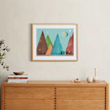 "Hill Country" - Art Print in Country Blue by AlisonJerry - In a Room