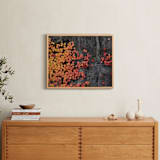 "Fall Wall" - Art Print in Burnt orange by Johanna Phillips Huuva - In a Room
