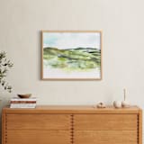 "The Bluffs" - Art Print in coastal grass by Jenny Partrite - In a Room