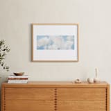 "Cumulus" - Art Print in White by Lynne Millar - In a Room